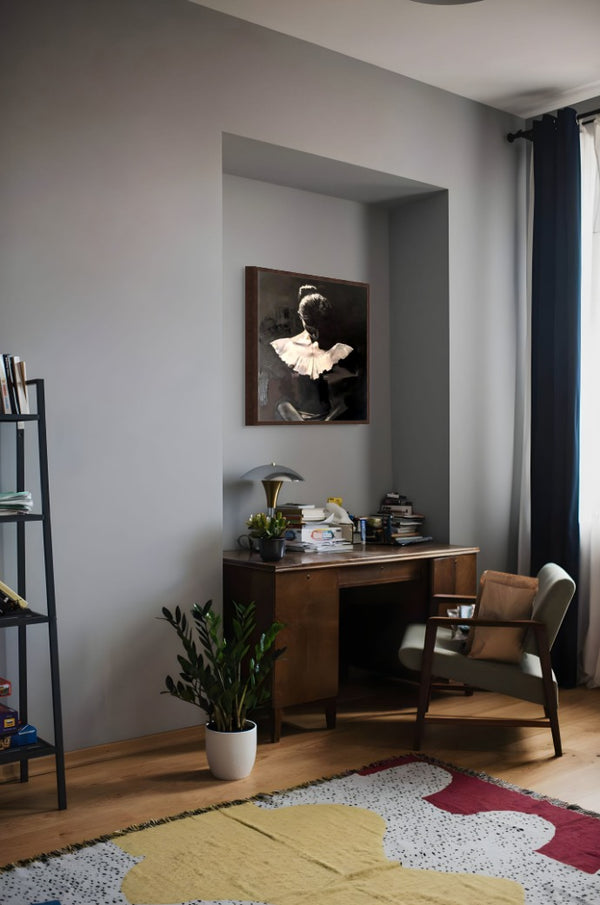 Working from home just got so much better with this stunning portrait. Creates such a sophisticated atmosphere in my office